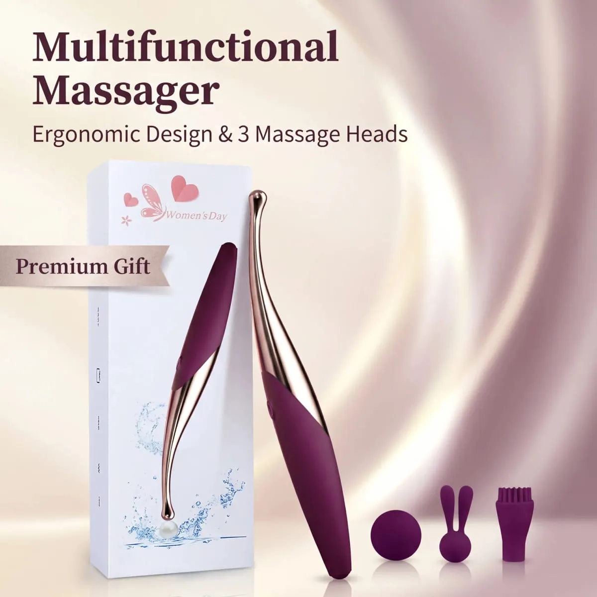 G-point Vibrator Female Magnetic Honey Bean Stimulation Vibrator Multi Frequency Nipple Clitoris Stimulation Sex Toys for Women