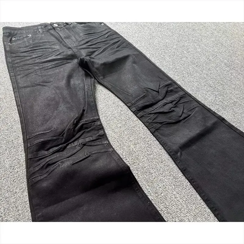 American High Street Vintage Wide-leg Jeans For Men Street Slim Flare Pants