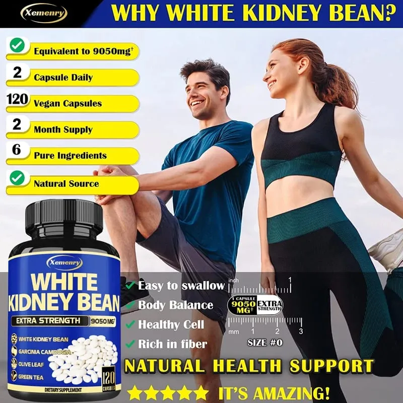 White Kidney Bean Extract - Antioxidant Anti-inflammatory Cardiovascular Health