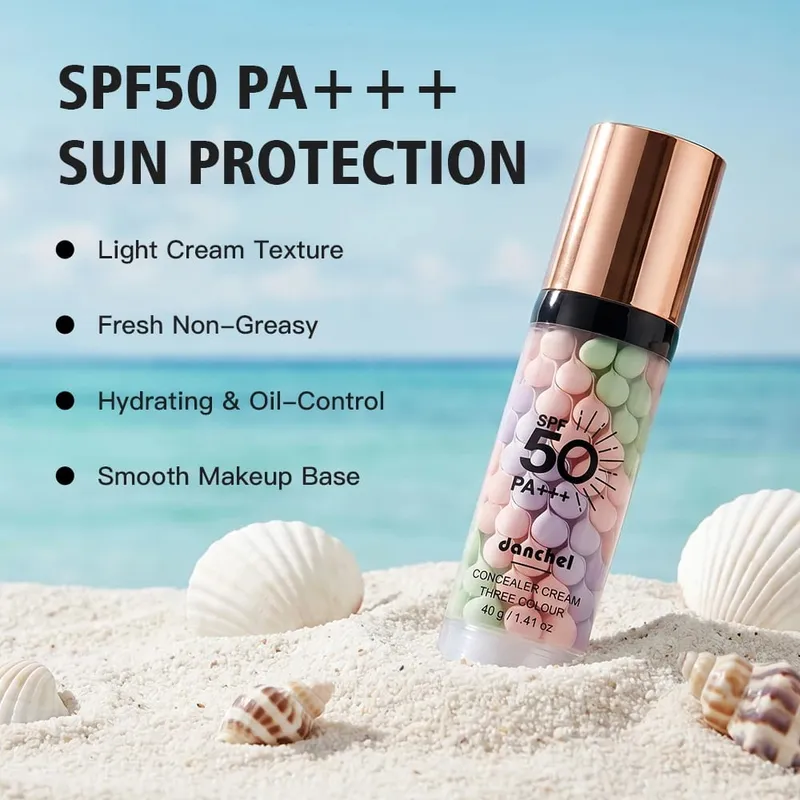 Pre Makeup 5-delt sæt Primer Isolation Cream Concealer Plate Essence Setting Spray Long Hold Makeup Moisturizing Pre Makeup Kit