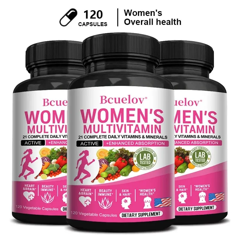 Multivitamin Minerals Capsules Zinc & Vitamin ACEDK Improve Immunity Healthy Hair & Skin & Nails for Women — image 11