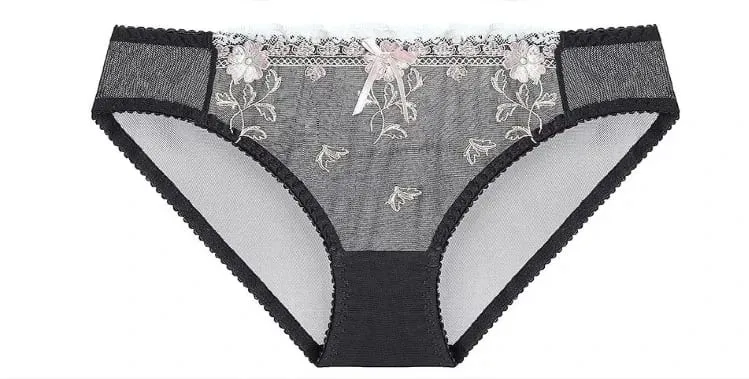 Women White French Lace Underwear Set Floral Embroidery Mesh Push‑Up Bra Kit Plus Size Soft Comfort Intimate Outfit