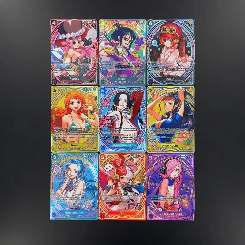 One Piece TCG OPCG English EB03 SP Card Boa Robin Nami Uta Vivi Reiju Perona Koala Tashigi EB03 Heroins Set Textured Foil Card — image 1