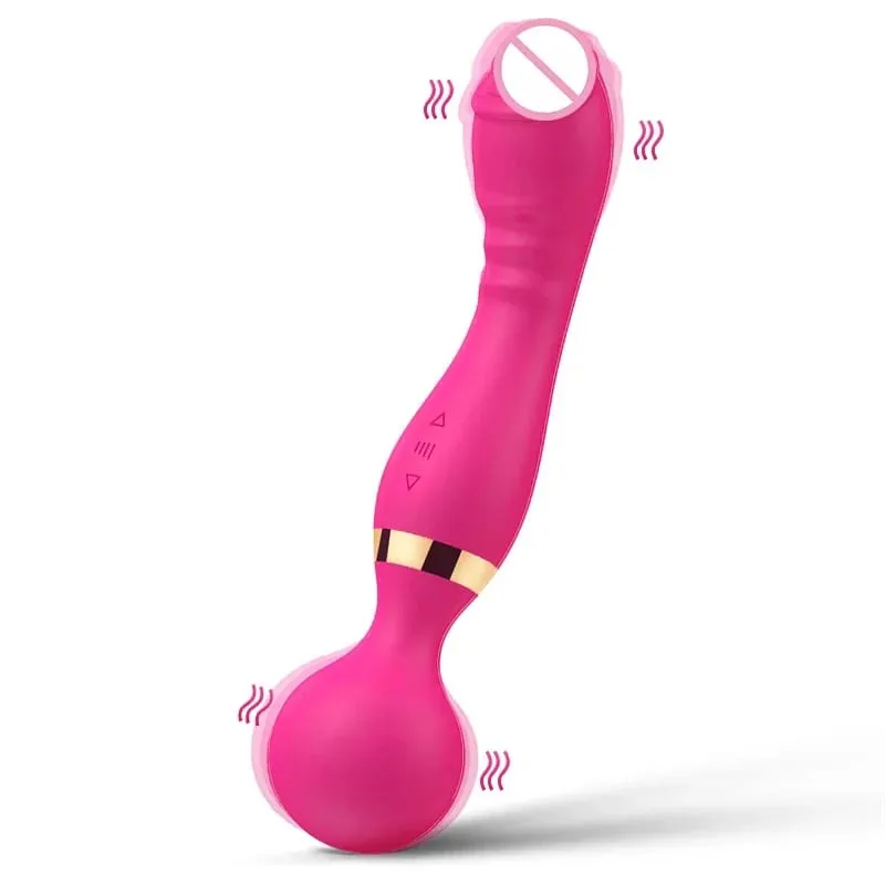 Sex Toys Vibrator Telescopic/Rabbit/Finger Digging G Spot Powerful vibrating AV Magic Wand Clitoris Stimulator Dildo Masturbator