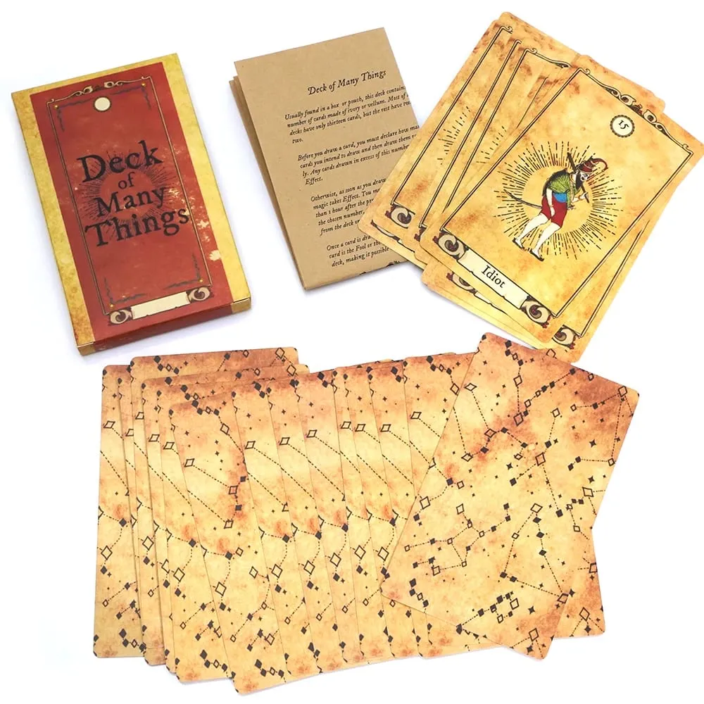 Deck of Many Things Card Game The Ultimate Tabletop Prop Full 22 card Deck of Many Things Adds And Extra Layer Of Excitement Pan — image 5