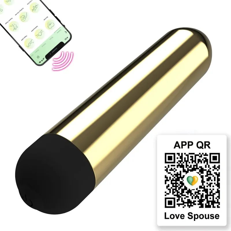 Powerful Bullet Vibrator APP Bluetooth Control Clitoral G Spot Stimulation Massager Mini Anal Pussy Stimulator Sex Toy for Women