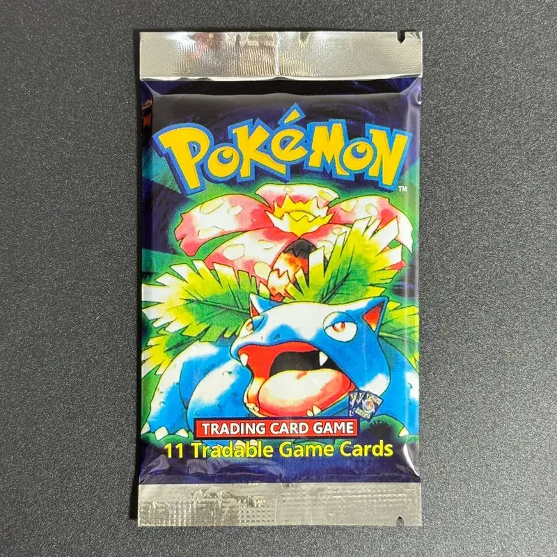 Whole pack PKM 1st Edition Booster Pack PTCG Proxy Cards for Base Set Pack Charizard Blastoise Venusaur TCG Cards 11pcs/Pack Toy