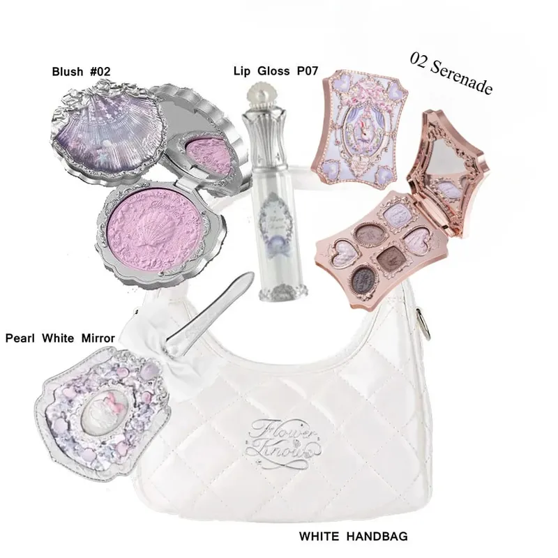 Flower Knows ALL IN ONE Makeup Kit Kompletní sada profesionálních obličejových paletek s očními stíny na rty s tuhými parfémy — image 14