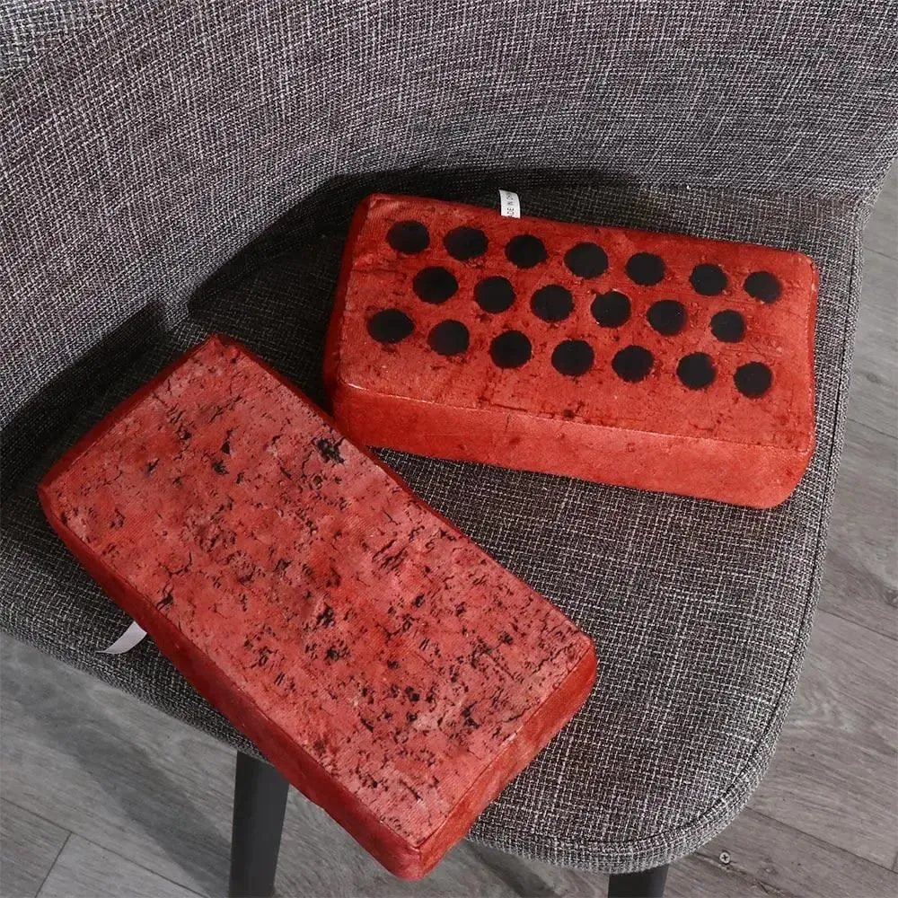 Simulation Brick Plush Sponge Brick Toy Cushion Funny Sponge Simulation Brick Cute Creative Simulation Fake Brick Plush Cushion