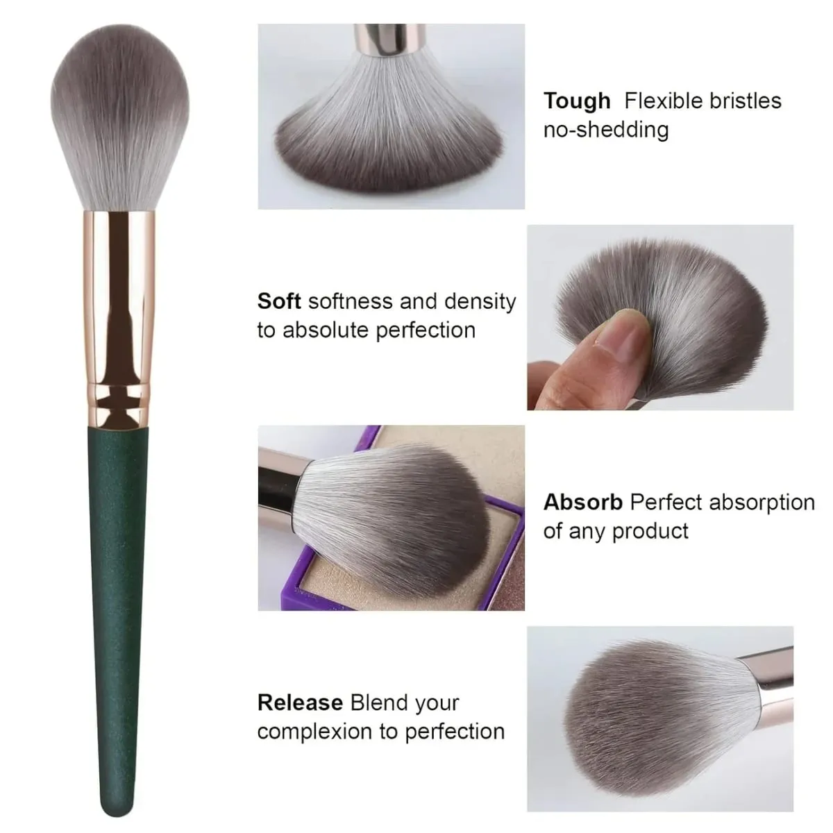14PCS Makeup Brushes Set Soft Fluffy Professional Cosmetic Brushes for Foundation Powder Eyeshadow Blending Complete Beauty