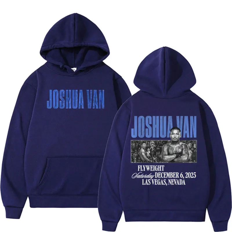 Joshua Van The Fearless Fan Presenter Huvtröjor Herrkläder Våld Estetisk tröja Casual Bodywarmer Fleece Luvtröja Pullovers