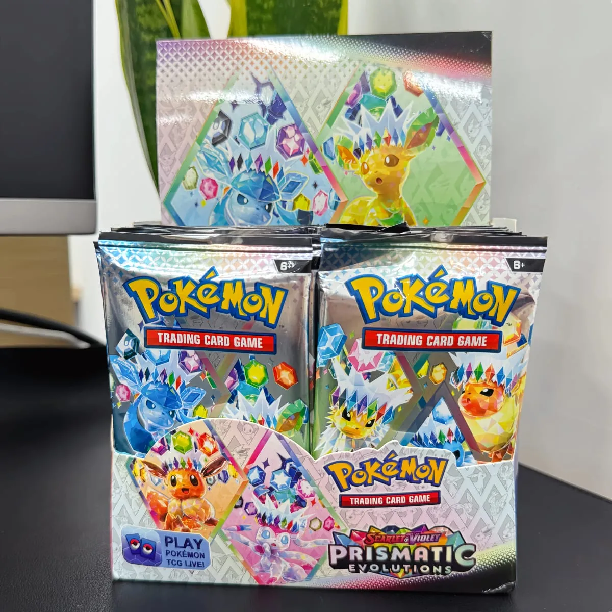 360Pcs/Box 10Cards/PACK English Pokémon Card Prismatic Evolutions English Booster Battle Transaction Card Gifts