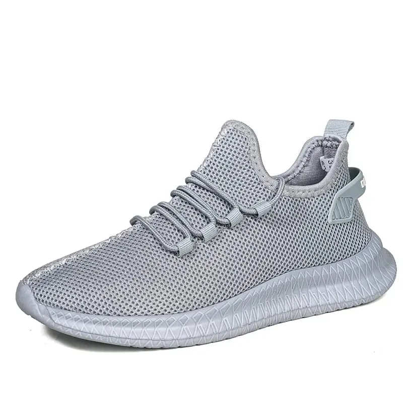 Men's Non-Slip Casual Sneakers Breathable Outdoor Jogging Training Hiking Sports Running Outdoor Weave Knit Lace Up Shoes — image 9