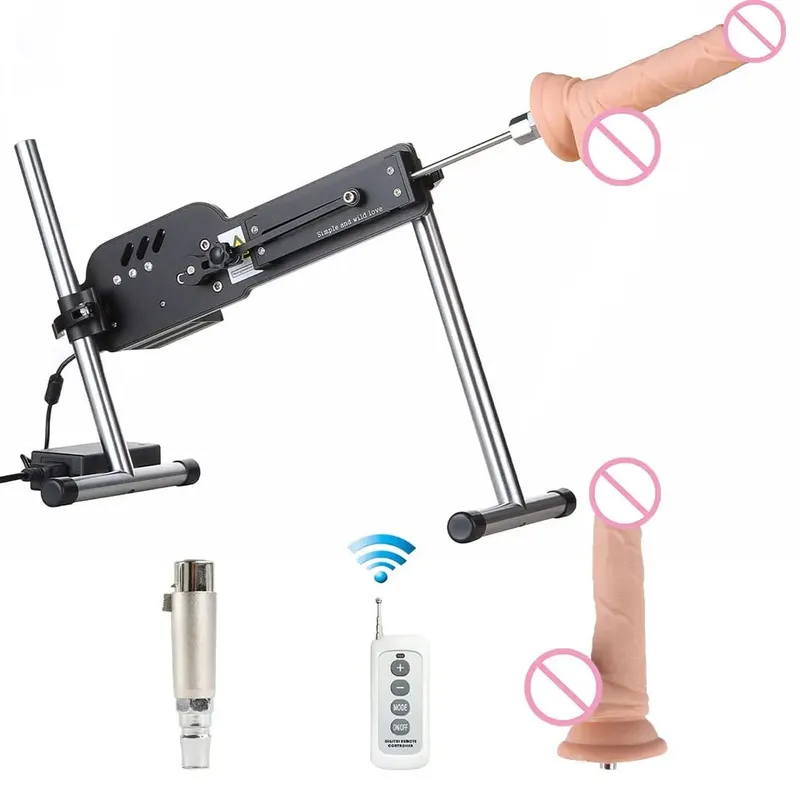Uzaktan Kumandalı Seks Makinesini Yükseltme Süper Sessiz Ultra Ayarlanabilir Vac U Kilidi 30db 120W Ücretsiz Büyük D ile Aşk Makinesi