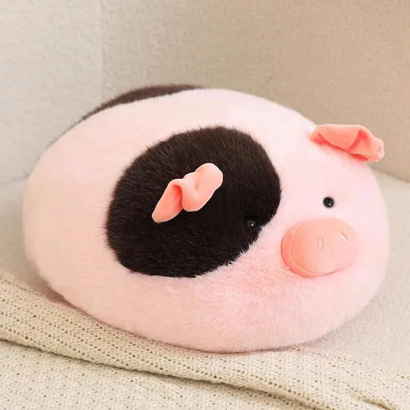 40cm Fluffy Animal Plush Pillow Hamster Rabbit Cow Pig Decompression Sofa Cushion Photography Prop Holiday Present