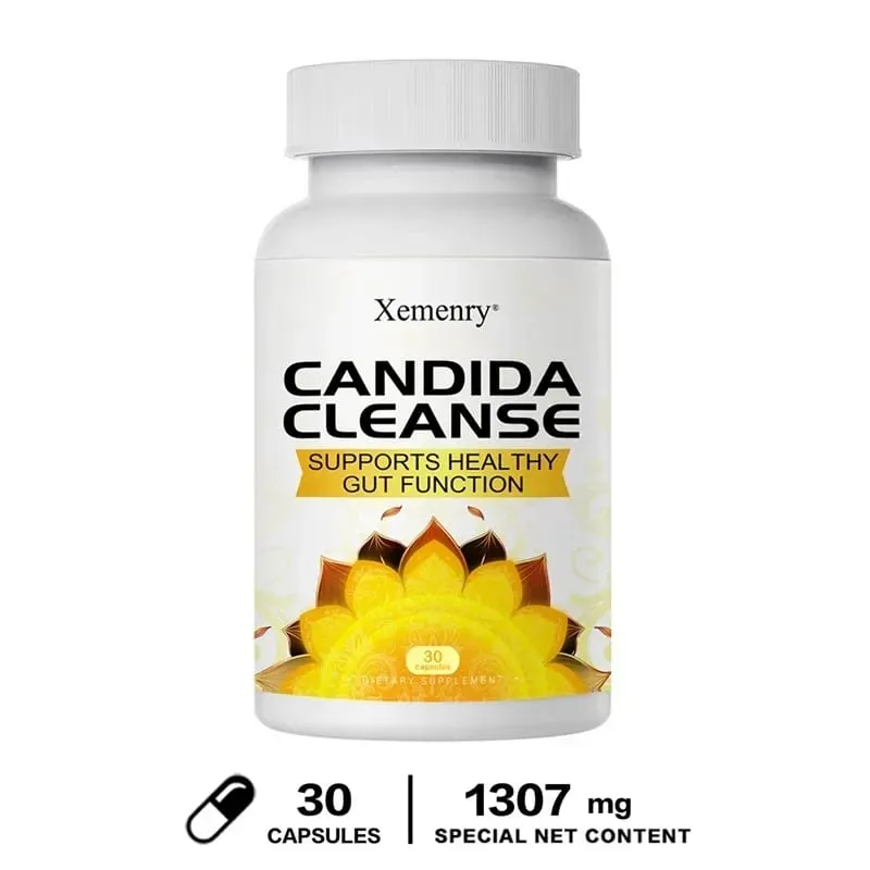 Candida Cleanse - Bevordert darmreiniging en ontgifting Verbetert de spijsvertering en verlicht constipatie en een opgeblazen gevoel
