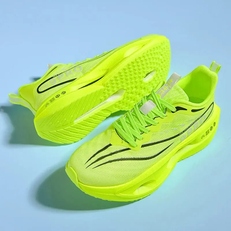 Men Running Shoes Carbon Board Marathon Speciality Sports Air Breathable Lightweight Women's Comfortable Athletic Sneakers