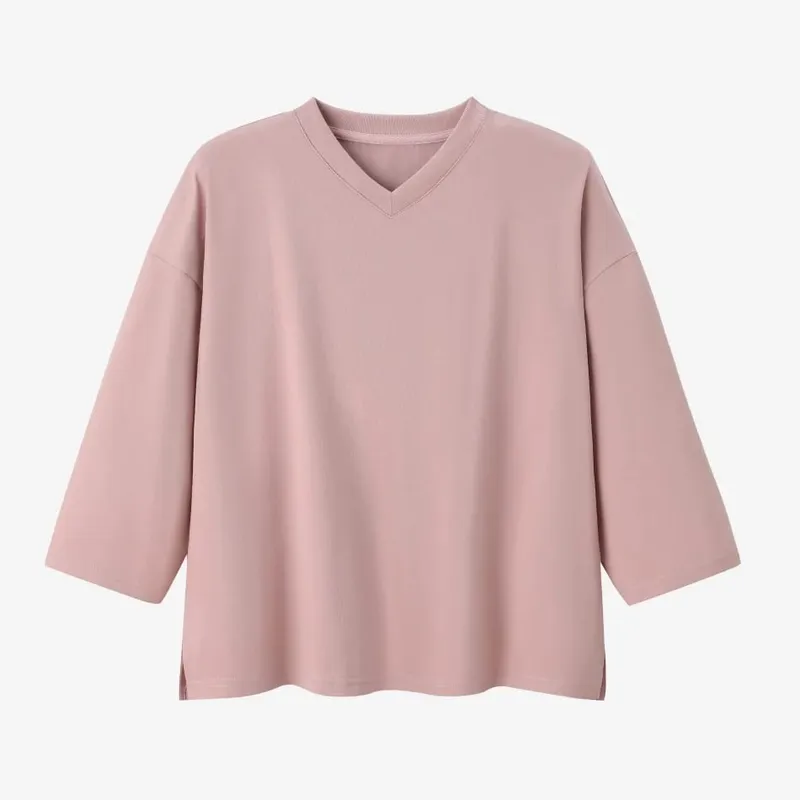 AS SS26 oversize loose T-shirt dress + V neck T-shirt + skirt set casual style woman clothes