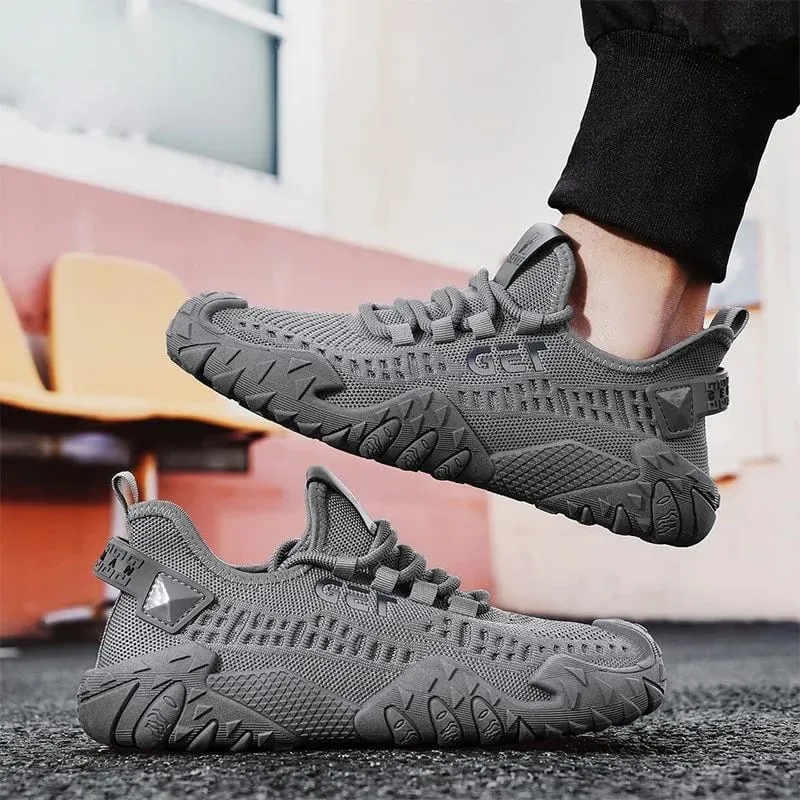 Men's 2026 New Summer Mesh Sneakers Lightweight Running Sports Walking Shoes Breathable Soft Sole Non-slip Casual Shoes — image 3