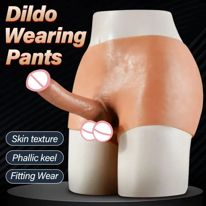 Dildos Strap on Wearable Realistic Dildo Pants for Women G-spot Penis Harness Belt Erotic Panties Adult Sex Toys for Lesbian 18+