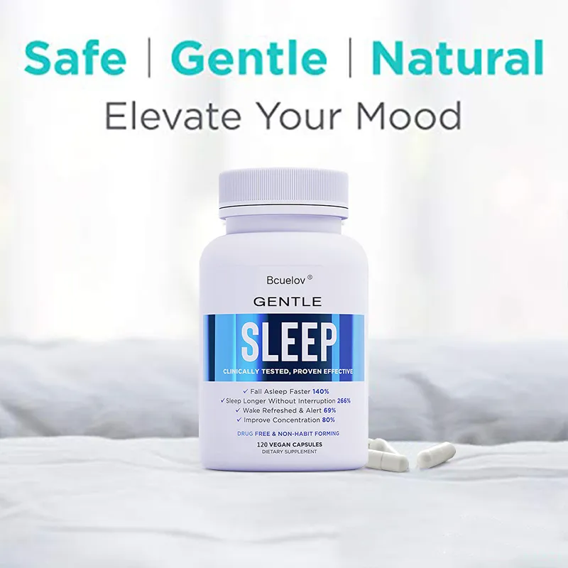 Sleep Supplement - with Magnesium Combats Nighttime Sleep Restores Sleep Quality Prolongs Sleep Time and Relieves Stress