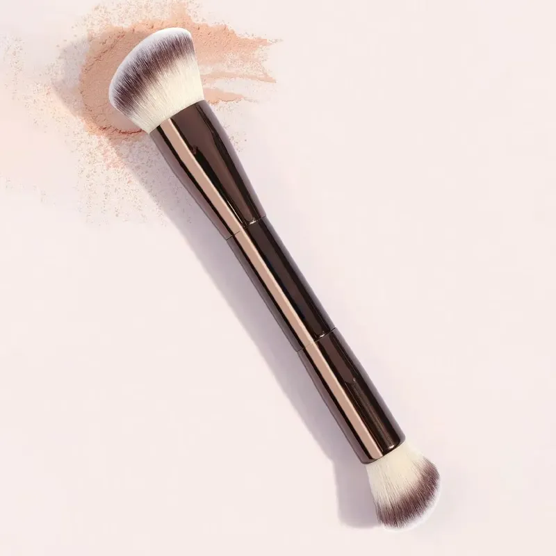 1pc Retractable Blush Brush Kabuki Foundation Brush Soft Fluffy Powder Contour Makeup Brushes Portable Makeup Tools