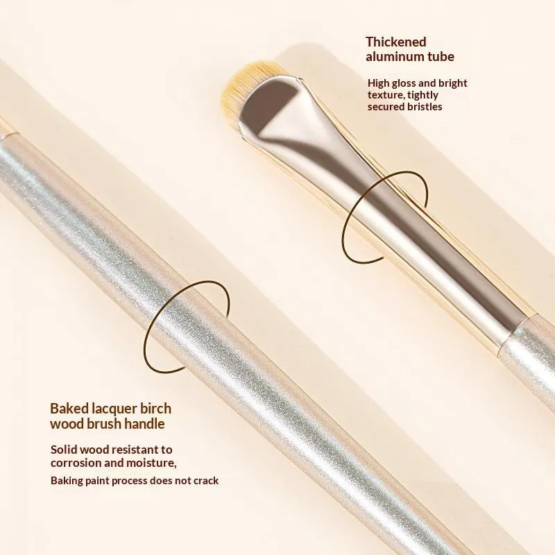 New 2Pcs Curved Eyeliner Makeup Brushes Eye Makeup Smudge Tools Precision Soft Eyeshadow Brush Thin Small Eye Cosmetic Tools