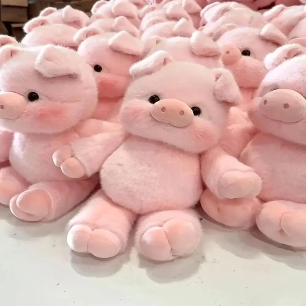 New Design Soft Pig Stuffed Animal Plush Pillow Cute Emotional Support Plush Toy 17.7inch Stuffed Toys — image 5