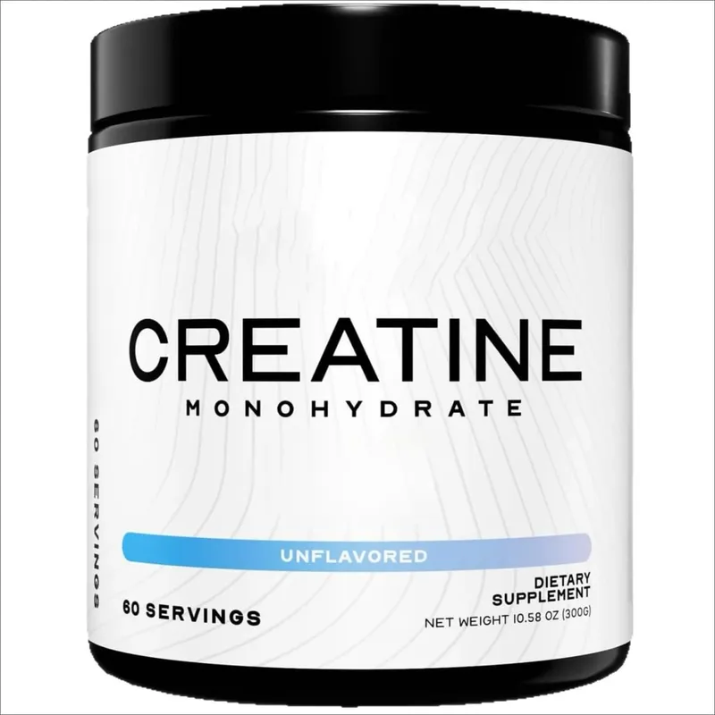 Creatine Monohydrate Powder 300G Unflavored Vegan Muscle Building Strength Cellular Energy Levels Brain Function 60 Servings