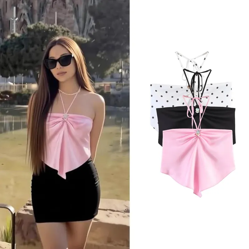 Women's Pink Camisole Summer Female Fash