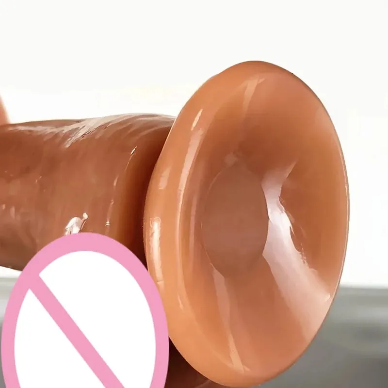 Realistiske bløde dildoer med stærk sugekop Onani Stort G-punkt Dildosexlegetøj Velegnet til kvinder og par Vagina Anal Stimulator Voksne Sexlegetøj til kvinder Erotisk dildo Penis Analstik Kvinde Mænd Penis Voksen Spil Begynder Anal Dil