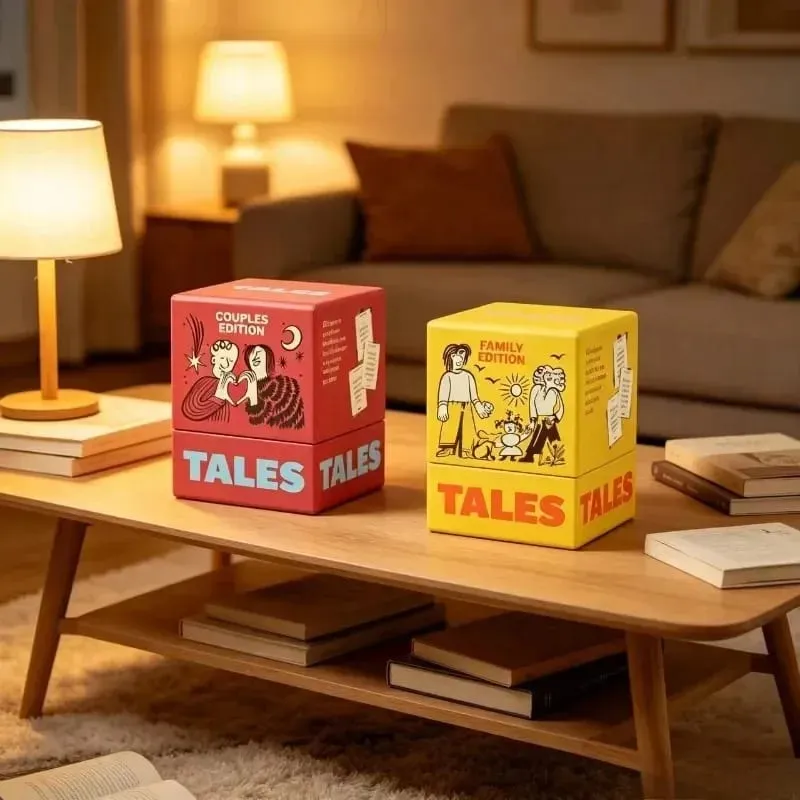 Tales Story Dice Game Couples & Family Edition Interactive Storytelling Game for Date Night & Family Part Creative Tabletop Game