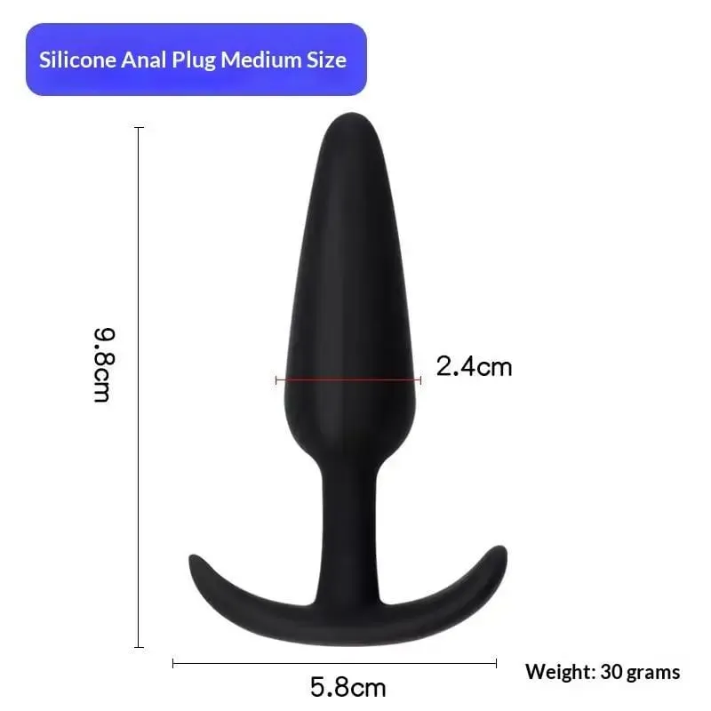 [NM]1/3Pcs Soft Silicone Anal Butt Plug Stimulator Adult Sex Toys Anal Plug For Men/Women Prostate Massager Anal Trainer[NM]