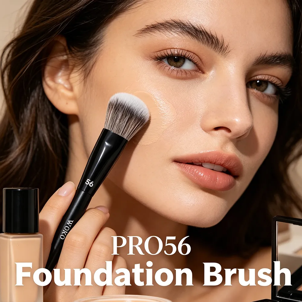 PRO 56 Foundation Brush Face Contour Foundation Makeup Brushes Foundation Liquids Cream Blush Powder Blending Makeup Tool
