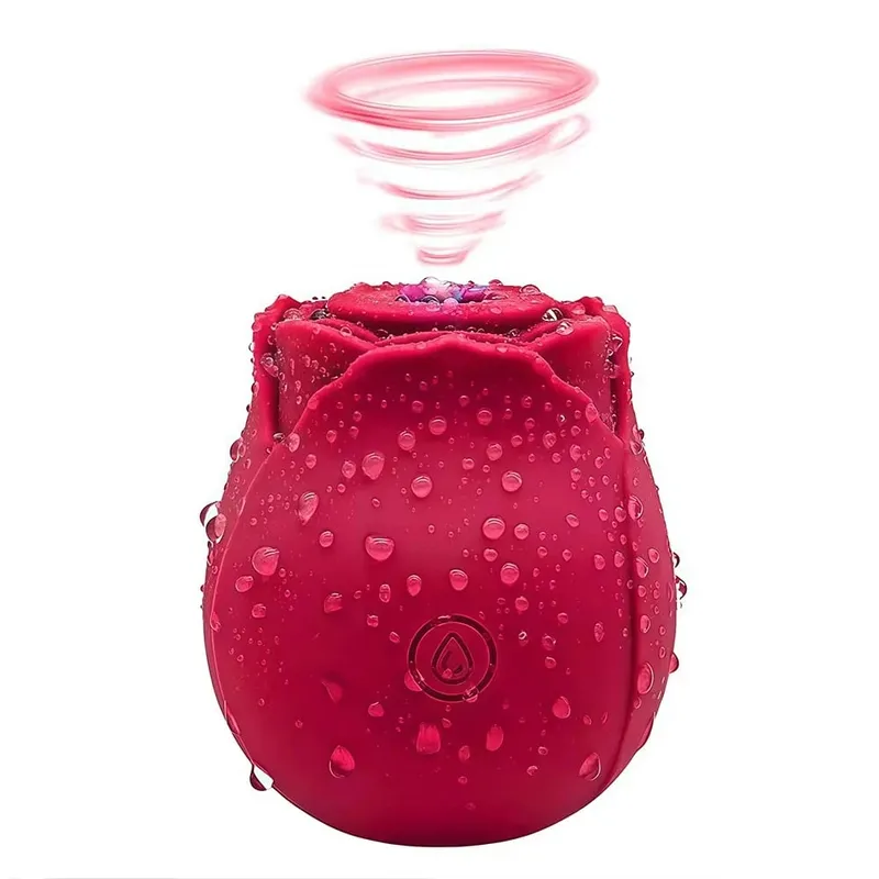 New Sucking Vibrator Rose Sex Toy 10 Irresistible Modes Clitoral Sucker Nipple Stimulation Toy Female Vibrator Couple Sex Toy