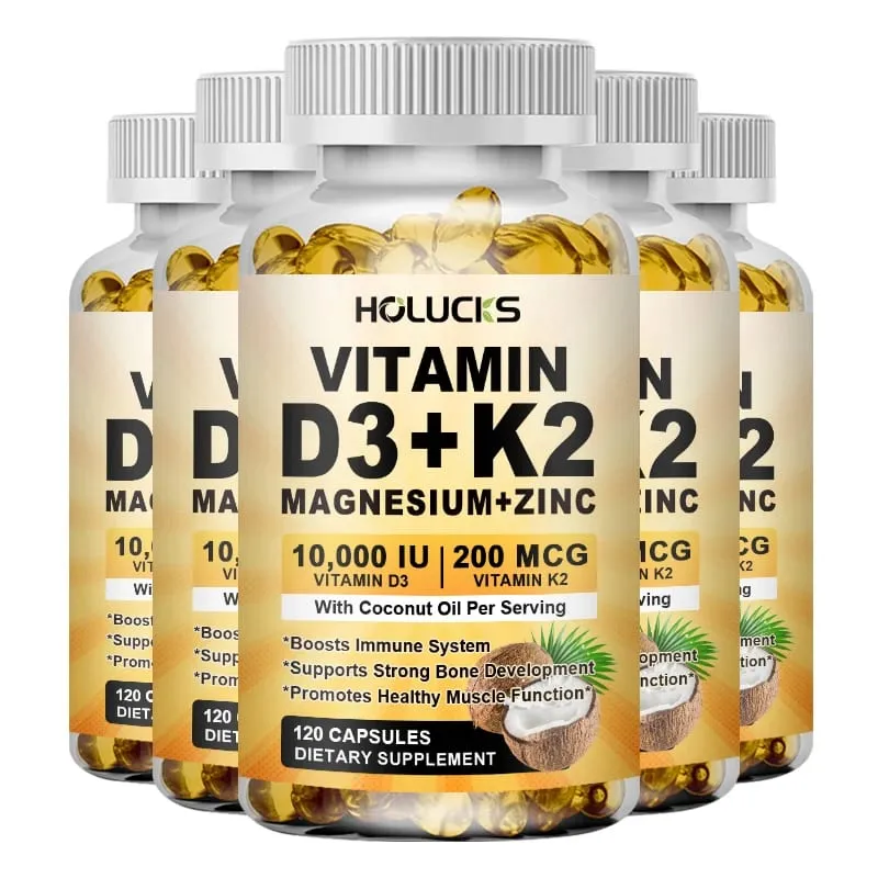 Bone & Joint Health Support Supplement with Zinc Magnesium for Muscle Growth Heart Wellness Immune Function Energy — image 7