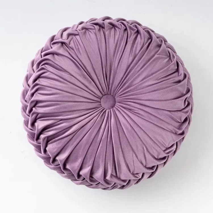 Plush Pumpkin Cushion Handmade Lumbar Support Pillow for Sofa Bed Office Nordic Decor — image 22