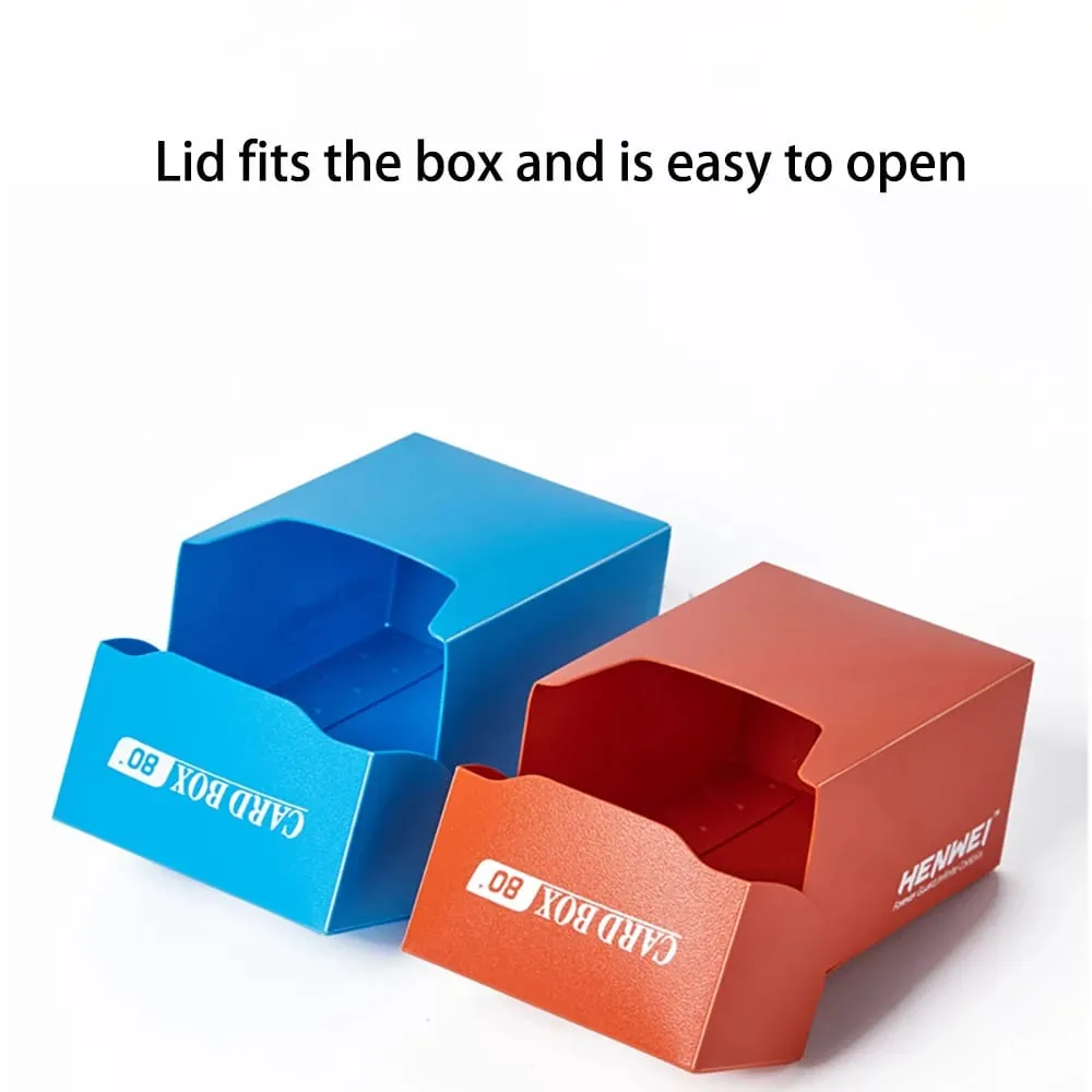 80+Card Deck Box PP Material Portable Many Color TCG Cards Case for MTG/YGO/TCG Gathering PP Storage — image 6