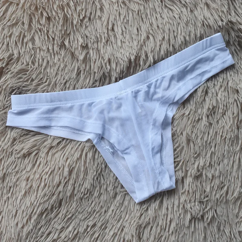 透氣三角褲 G 弦舒適貼合靈活彈性輕質布料尼龍氨綸混合低腰 G 弦