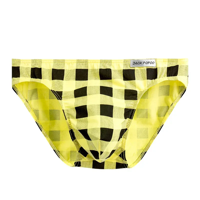 Kẻ Sọc Thời Trang Quần Lót Cotton Mềm Mại Co Giãn Nam Quần Đùi Thoáng Khí Thoải Mái Thanh Niên Quần Lót Nam Gợi Cảm U Phồng Túi Quần Lót — image 30