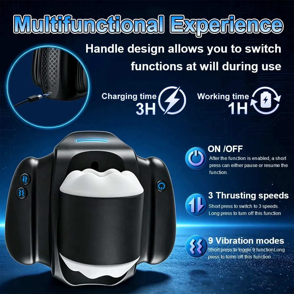 Automatic Telescopic Male Masturbation Cup With Holder Penile Stimulator Vaginal Pocket Pussy Adult Sex Machine for Men