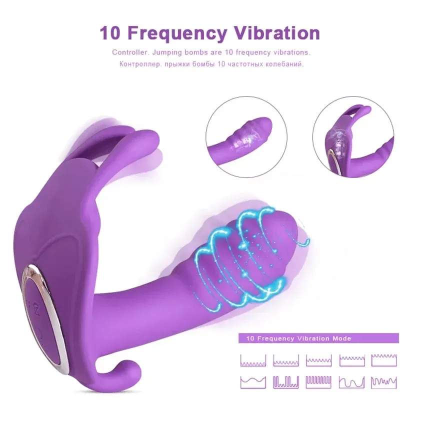 Wearable Dildo Women Vibrator Remote Control Panties Egg G-Spot Massager Vagina Nipple Oral Stimulator Female Sex Toy — image 2