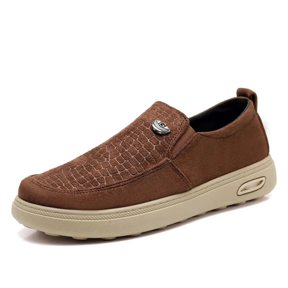 Men's Lightweight Breathable Casual Shoes Summer New Versatile Single Foot Outdoor Wear-Resistant Soft Sole Comfortable Footwear