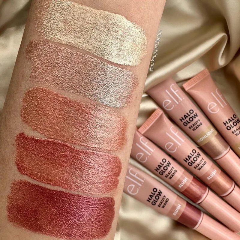 Elf Halo Glow Blush Contour liquide Blush bâton pour ombres définies mat lueur apprêt Base hydratante minimisant les pores