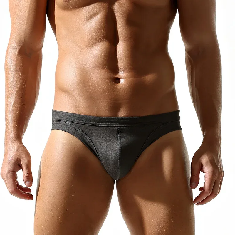Sexy Men Open Butt Underwear Fashion Hollow Out Bikini Trunks Male Breathable Underpants Low Rise Bulge Pouch Panties Lingerie — image 23