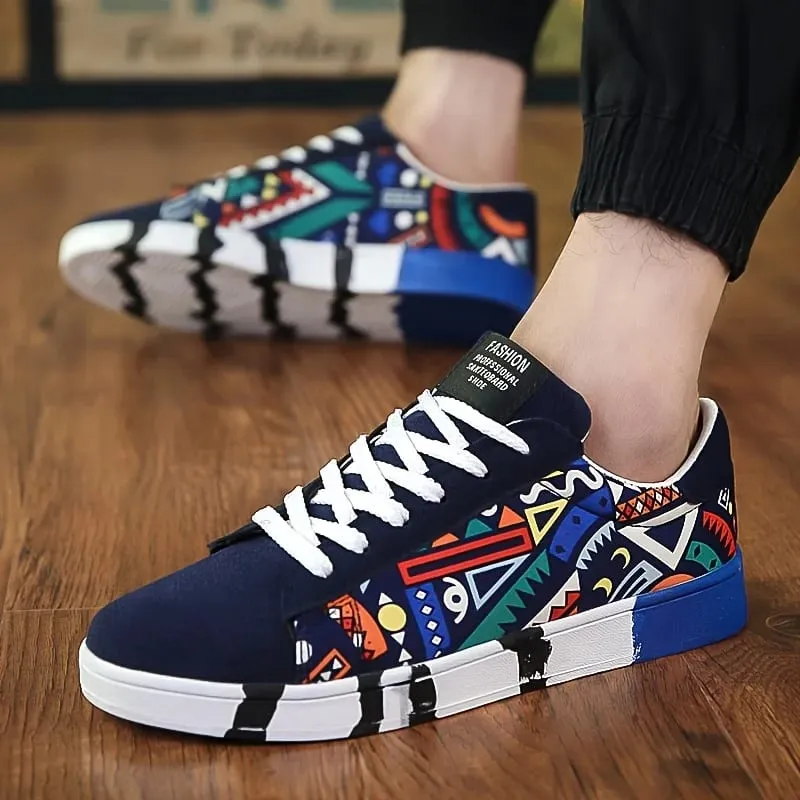 Men's Lightweight Breathable Canvas Shoes Versatile Flat Comfortable Casual Wear for Daily Use