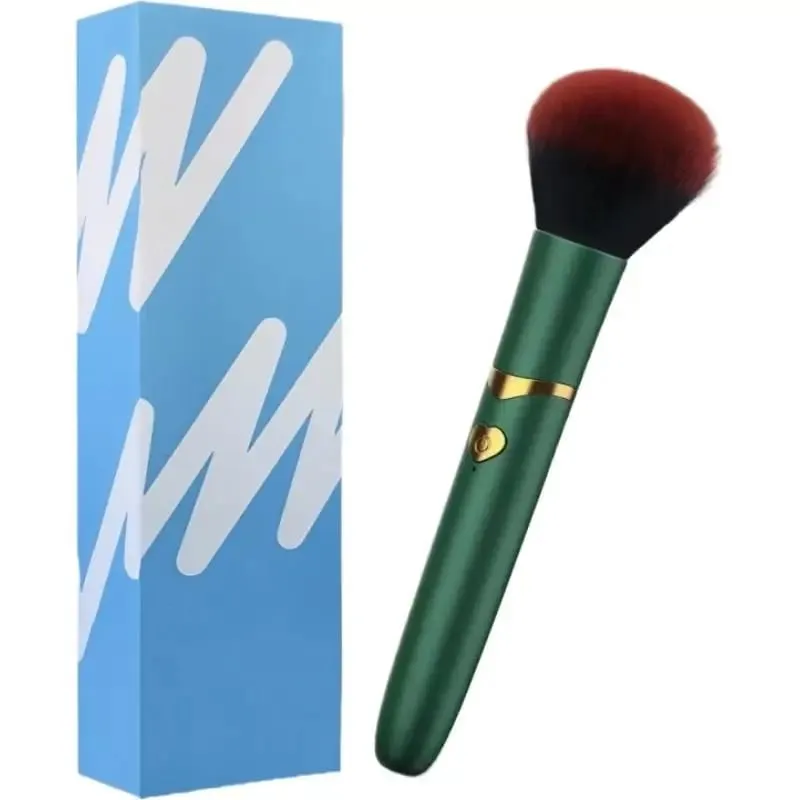 Pincel de maquiagem elétrico, pincel de base, vibração, portátil, recarregável, pincel cosmético, ferramentas de maquiagem detalhadas
