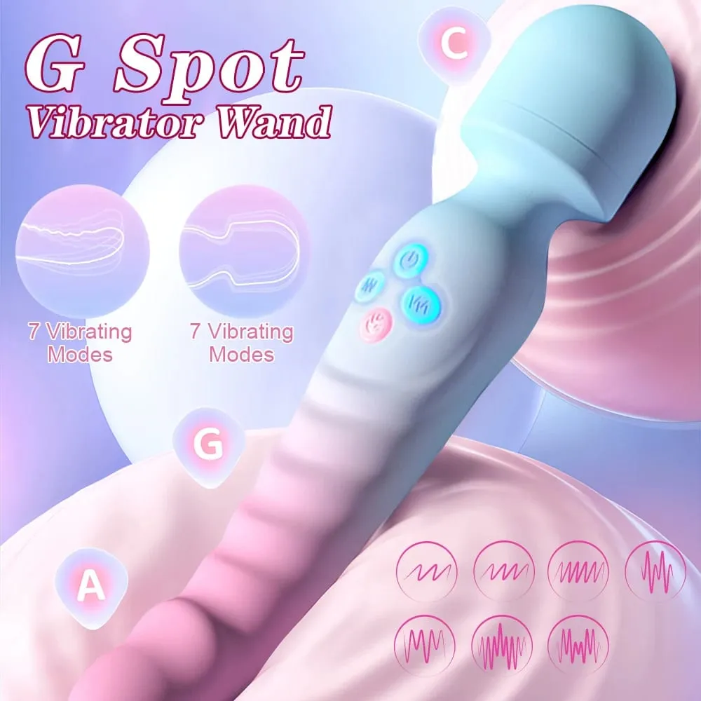 3 IN 1 AV Vibrator Dildos Sex Machine Powerful Magic Wand Clitoris G Spot Stimulator Female Vagina Massager Woman Adults Sex Toy