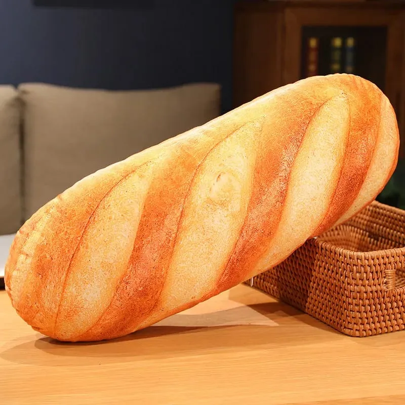 Wholesale Giant Bread Plush Long Pillow Toy Soft Funny Simulation Food Toy Creative Cushion Birthday Present Christmas Gift