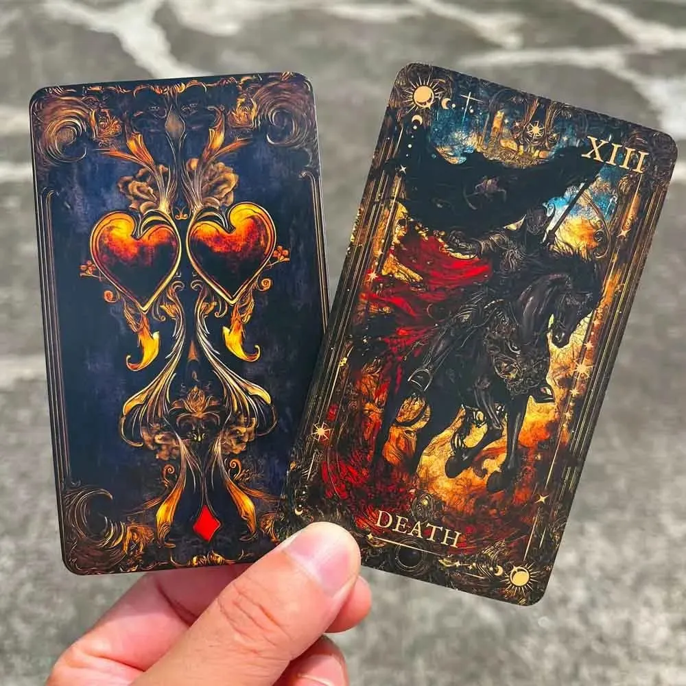 78Pcs Magic Arcana Tarot Deck 13x8cm Traditional Play Unlock Inner Fire Includes Paper Instructions Card Game Set